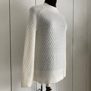 Loft High Neck Ivory Sweater Size XXS NWOT